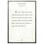 Roald Dahl Art Print - Book Collection
