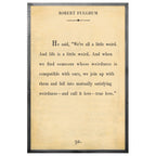 Robert Fulghum Art Print - Book Collection