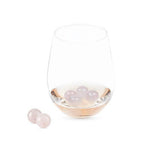Rose Quartz Wine Gems - Set of 6
