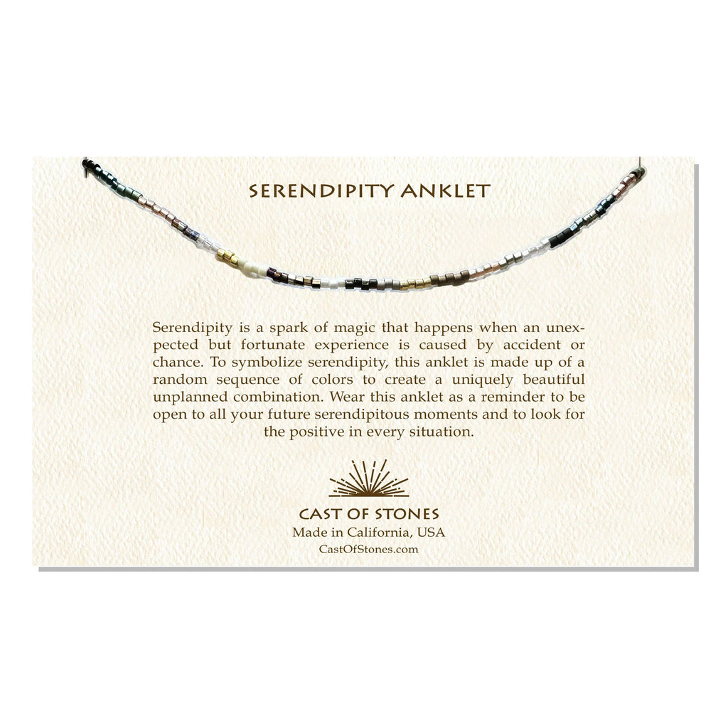 Serendipity Anklet - Neutral Colors