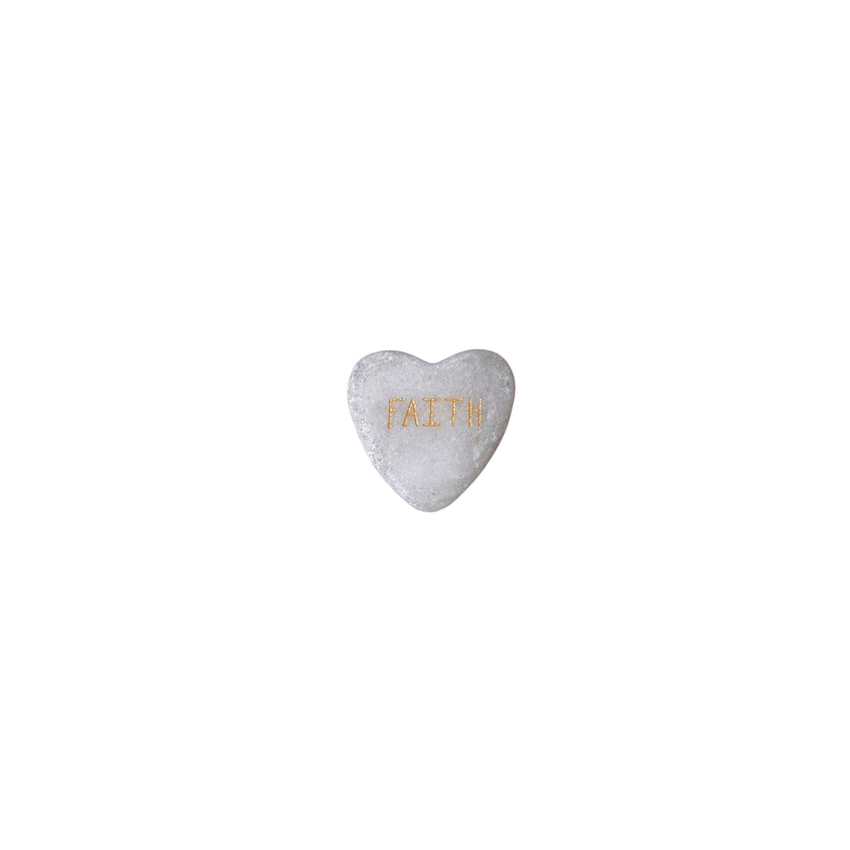 Faith Pocket Riverstone Heart - Assorted Color