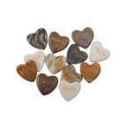 Pocket Riverstone Hearts- Assorted Single