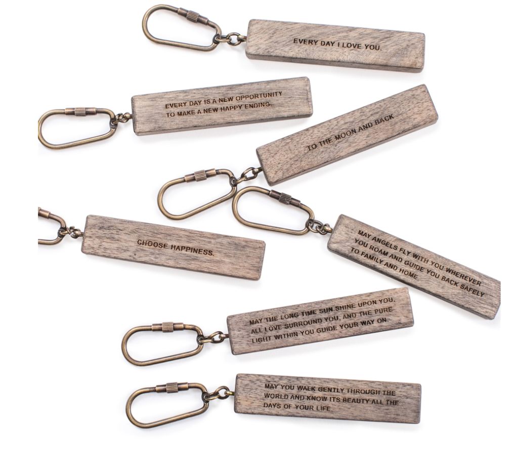 Wood Key Chains