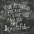 Your Attention Please - Art Print