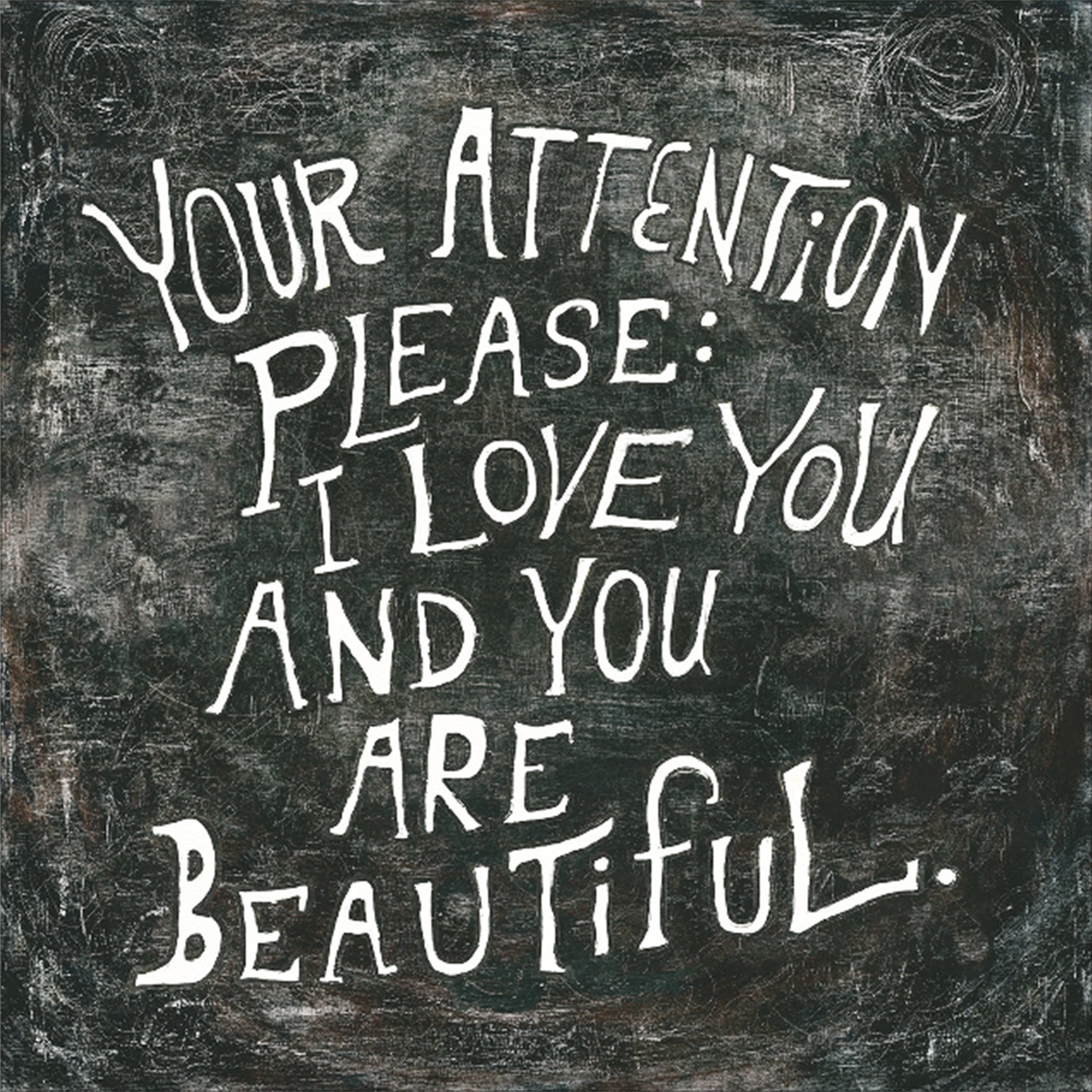 Your Attention Please - Art Print