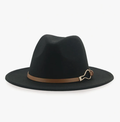 Leanna Fedora w/ Metal Buckle Band