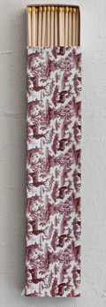 Matches in Matchbox with Reindeer Pattern