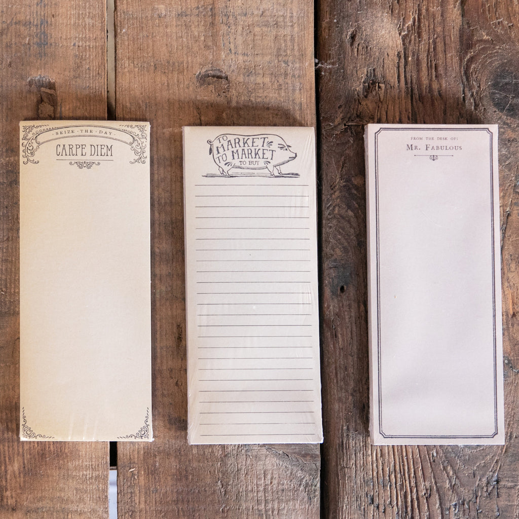 ***Carpe Diem Skinny Notepad