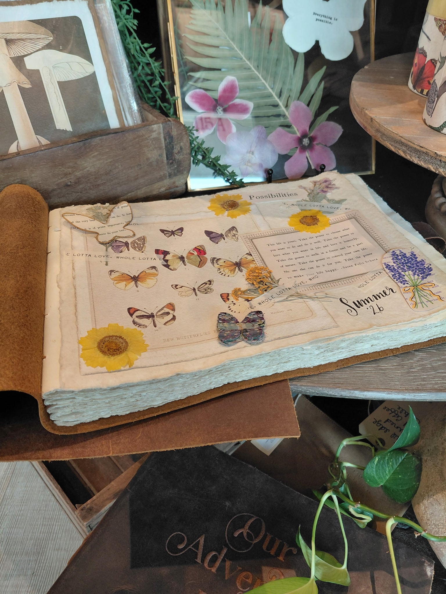 Our Adventure Leather Story Keeper 14" x 10" - Slate
