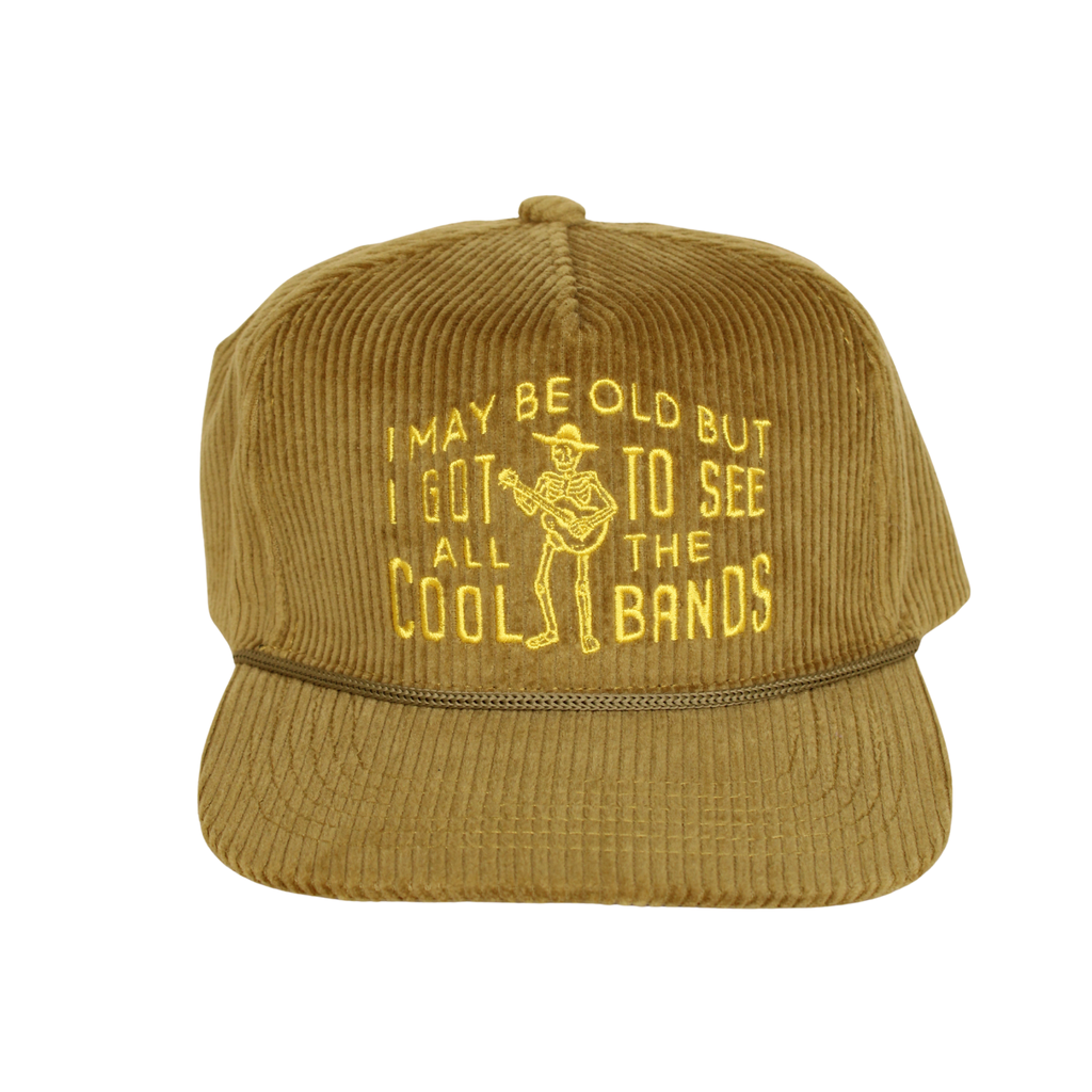 Cool Bands Corduroy Trucker Hat- Olive