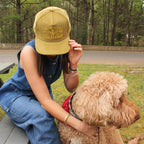 Cool Bands Corduroy Trucker Hat- Olive