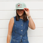 I Lost My A$$ Corduroy Trucker Hat- Ice Blue