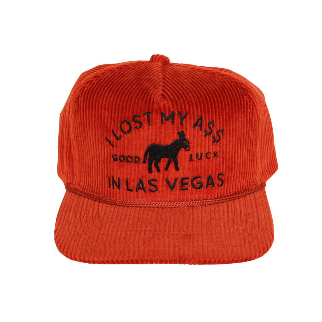 I Lost My A$$ Corduroy Trucker Hat- Rust