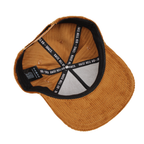 "Fat Goat" Corduroy Trucker Hat- Brown