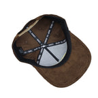 Stay Trippy Corduroy Trucker Hat- Chocolate