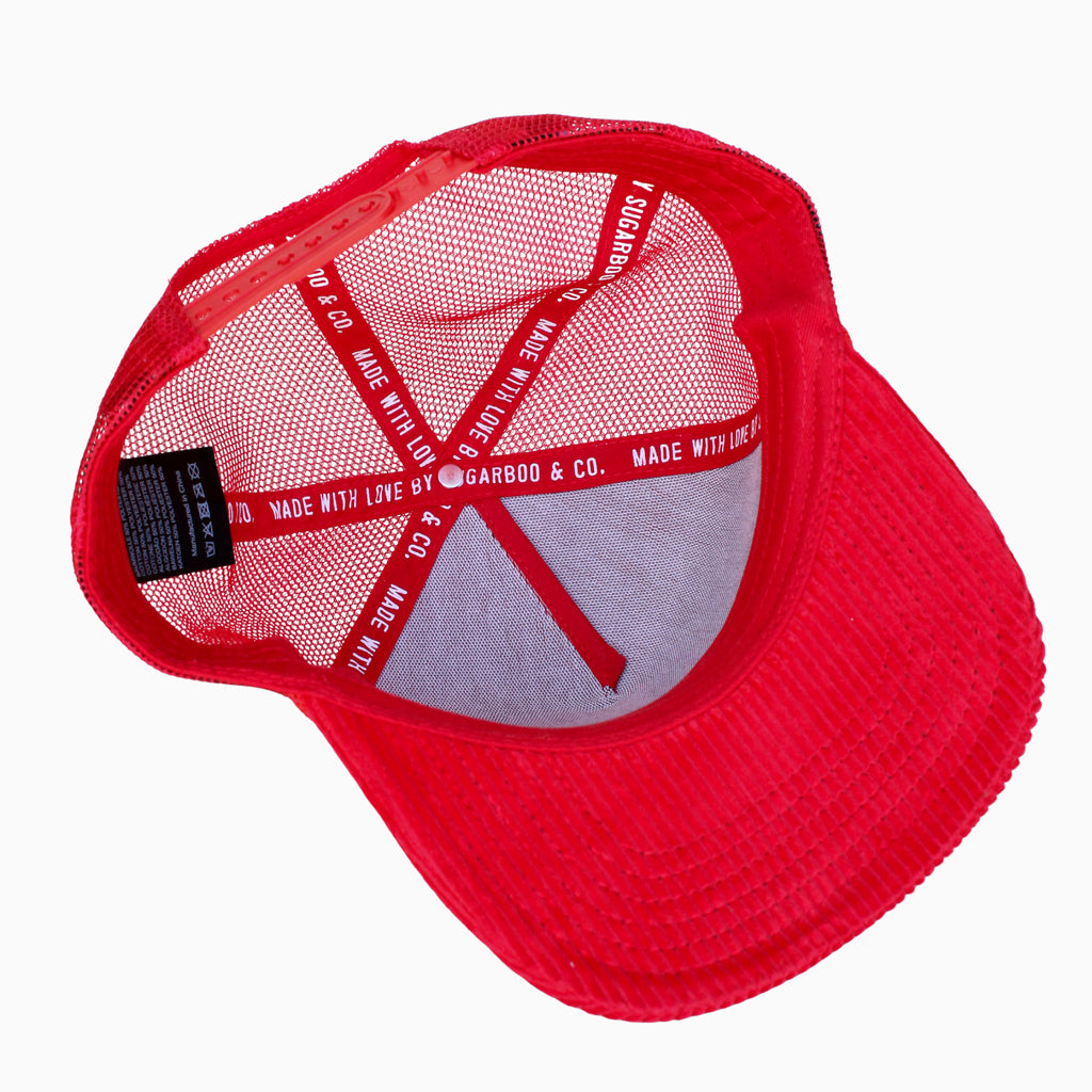 "Team Naughty" Corduroy Trucker Hat