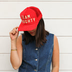 "Team Naughty" Corduroy Trucker Hat