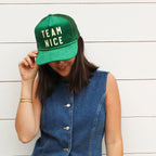 "Team Nice" Corduroy Trucker Hat