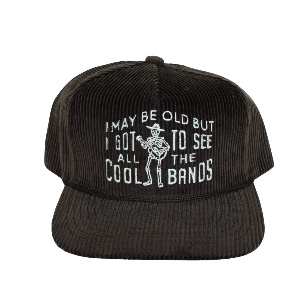 Cool Bands Corduroy Trucker Hat- Charcoal