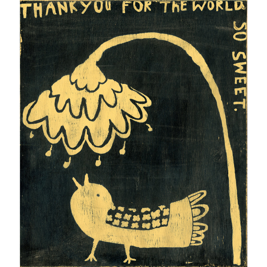 Thank You Bird Art Print