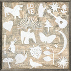 Things I Like Edition 1 Art Print - Grey Wood