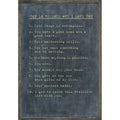 Top 10 Reasons I Love You (Grey Wood) - Art Print