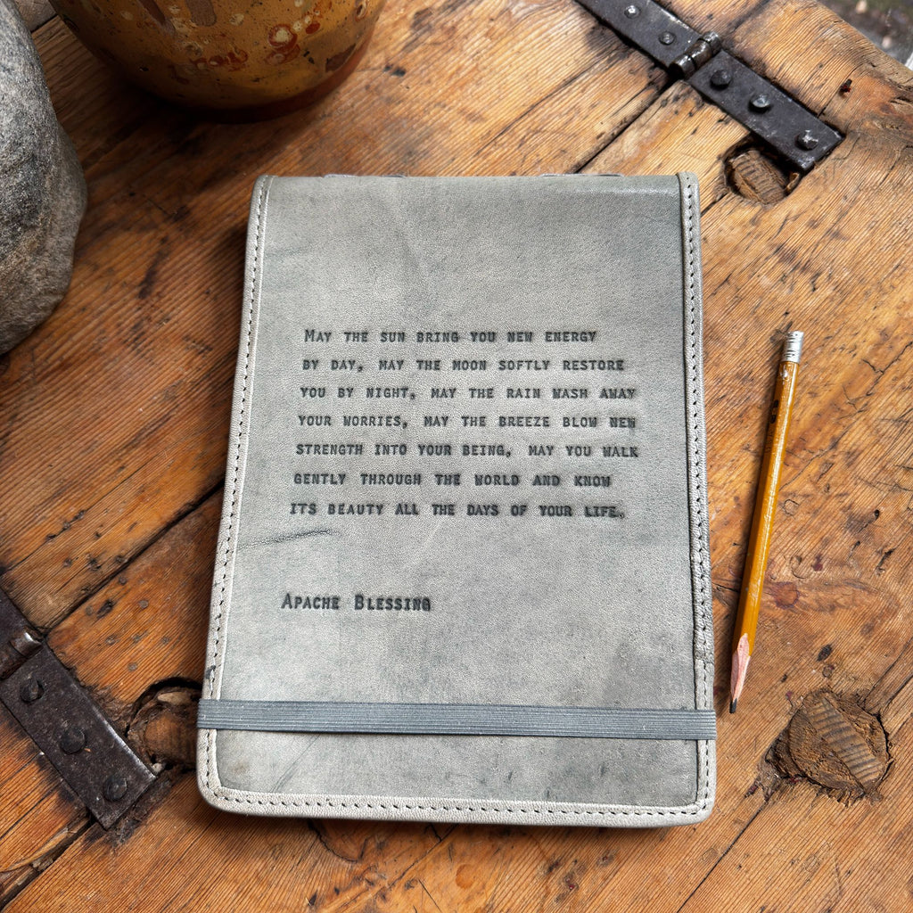 May The Sun Bring You Signature Leather Journal - Stone