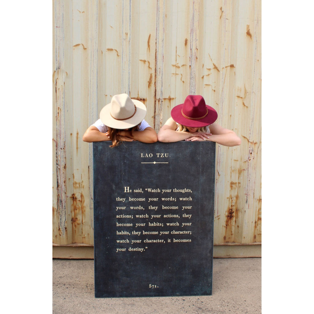 Lao Tzu Art Print - Gallery Wrap