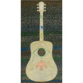 Vertical Guitar Legend Two Art Print (Gallery Wrap)