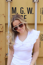 Voyager Acetate Oversized Aviator Sunglasses