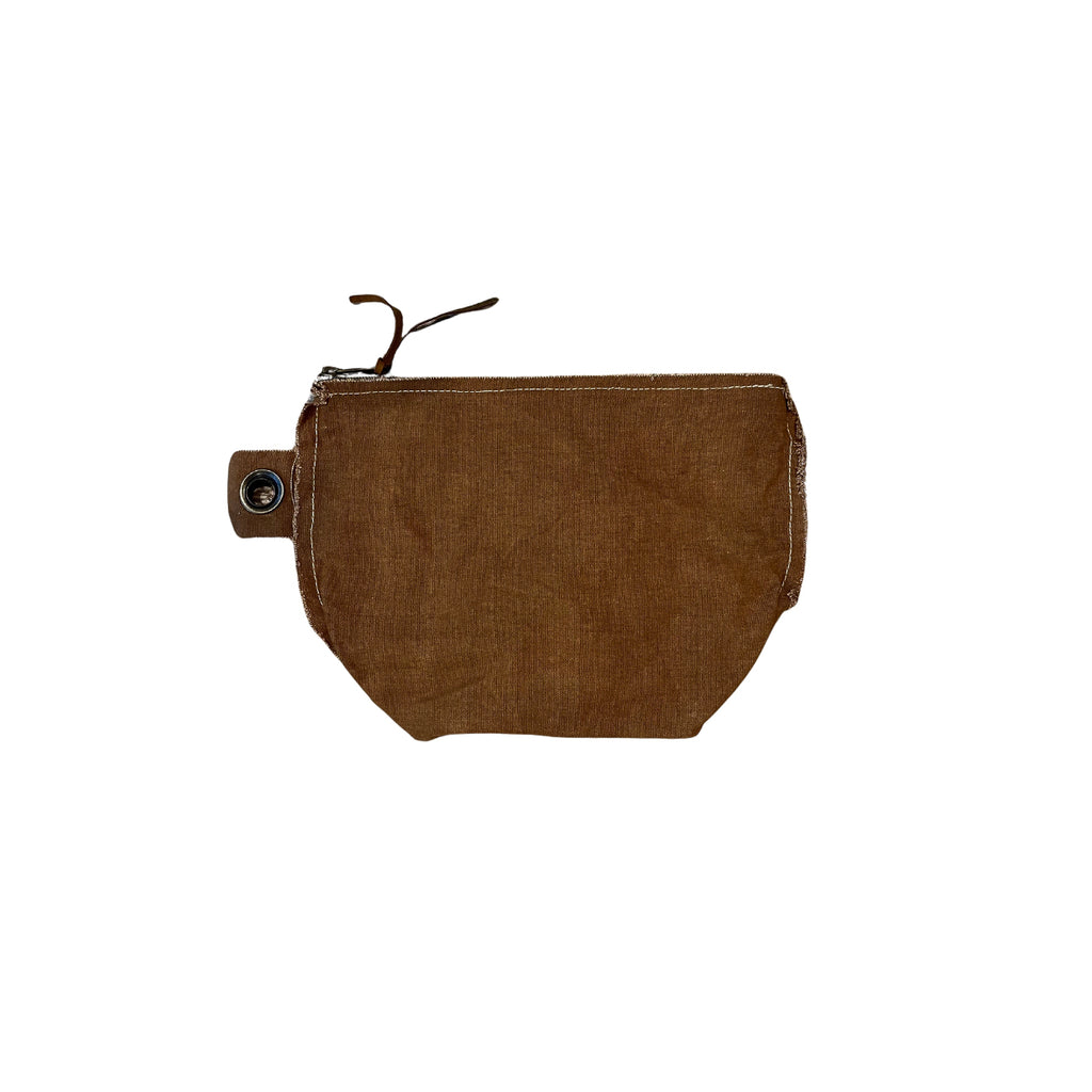 Washed Canvas Zip Bag