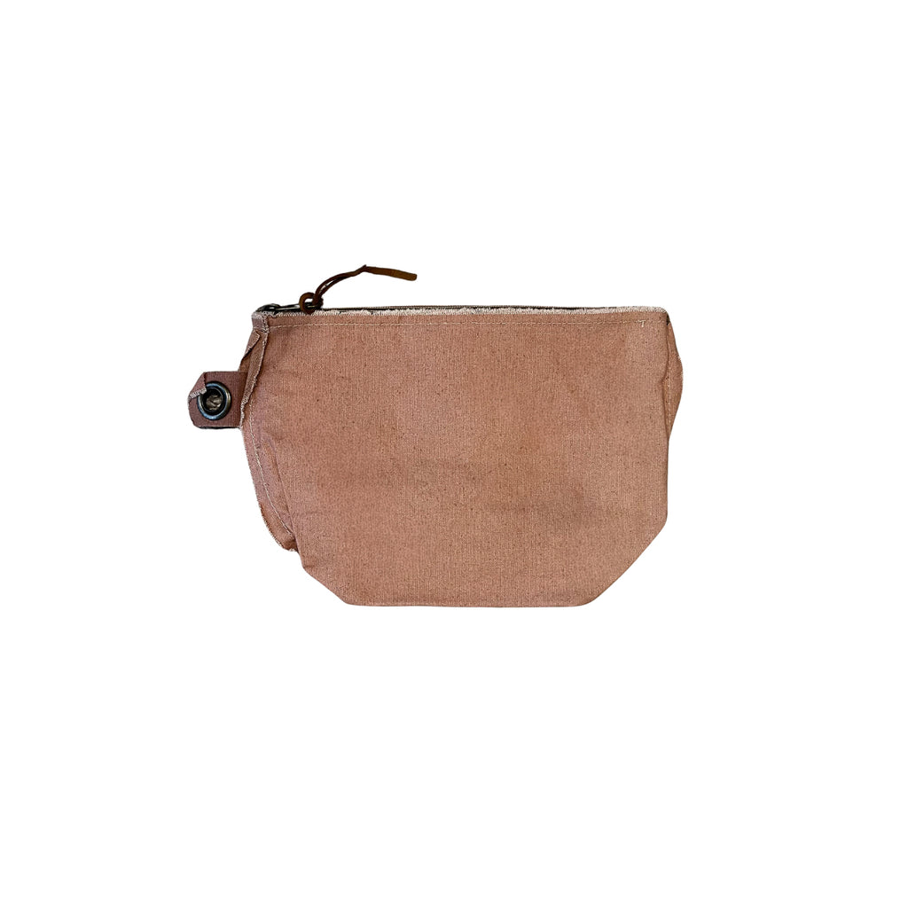 Washed Canvas Zip Bag