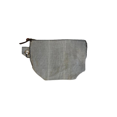 Washed Canvas Zip Bag