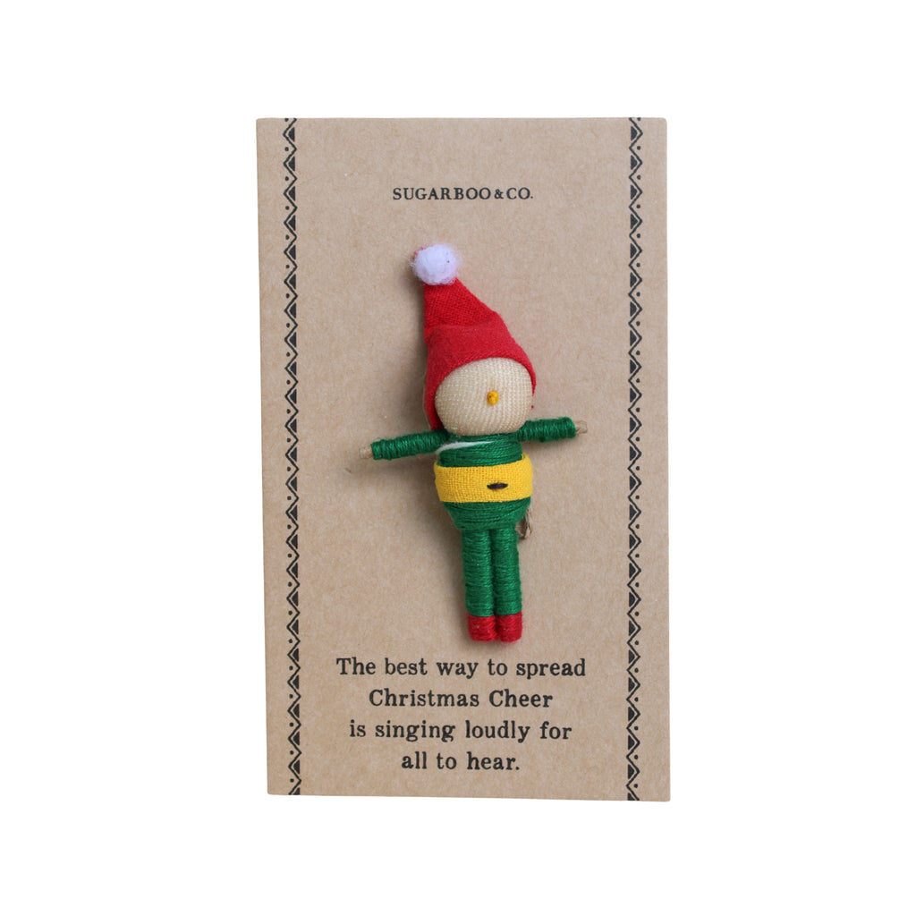 Elf Worry Doll Ornament