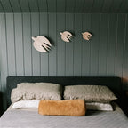 Hand Carved Wooden Wall Bird