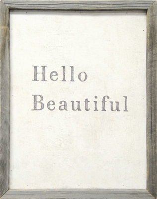 Hello Beautiful Art Print