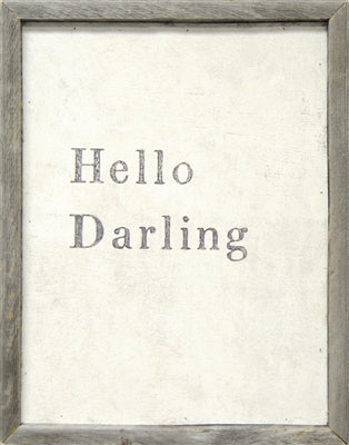 Hello Darling Art Print