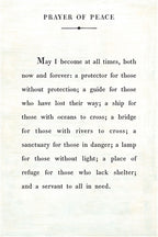 Prayer of Peace - Poetry Collection