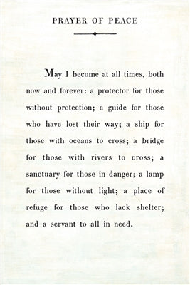 Prayer of Peace - Poetry Collection