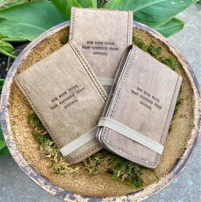 Mini Signature Leather Journals