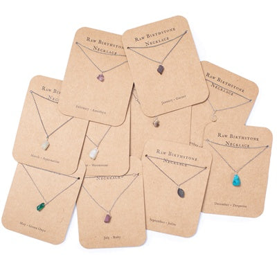 Raw Birthstone Collection - Necklace