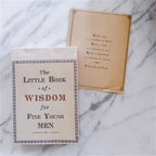 The Little Book of Wisdom for Fine Young Men