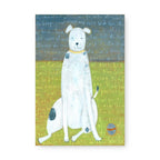 White Boy Dog Art Tile Collection