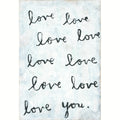 Whole Lot of Love - Black & White - Art Print