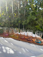 Tea Glass with Little Gold Hearts