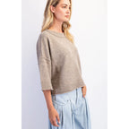 Crew Neck Oversized Sweater