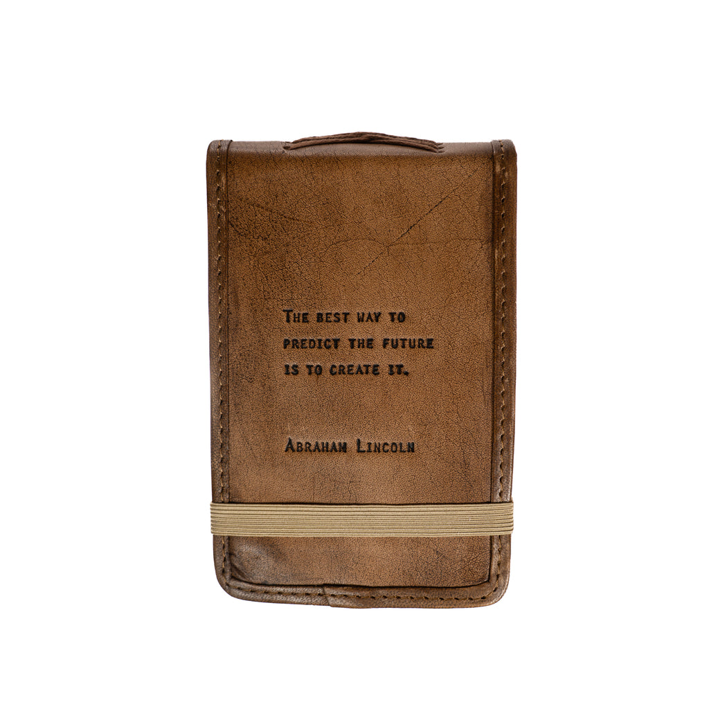 The Best Way Mini Signature Leather Journal - Maple