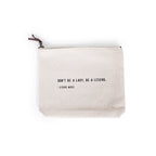 Canvas Zip Bag - Cream