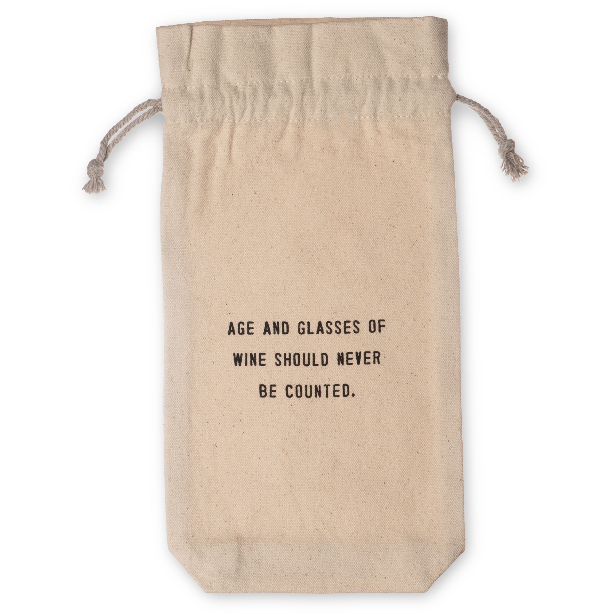 Age and Glasses of Wine Bag