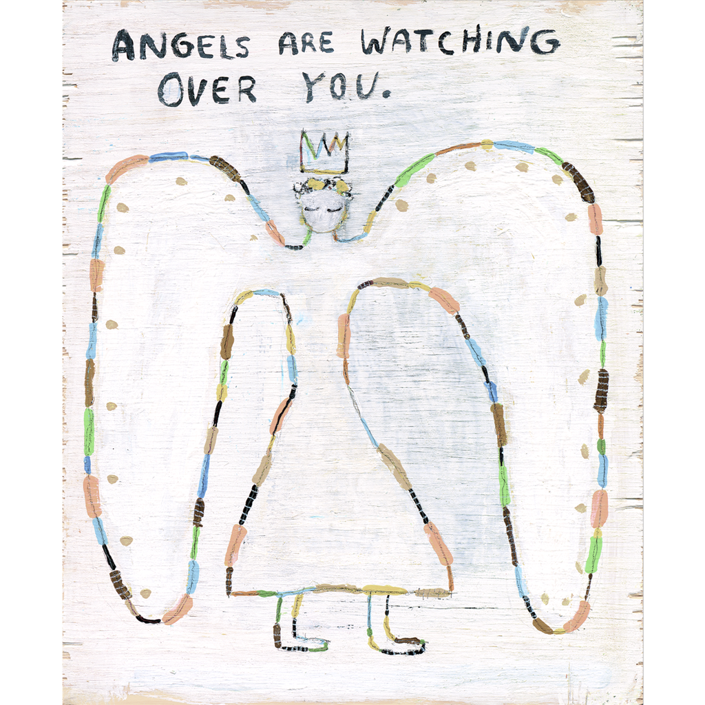 Angels Are Watching Art Print